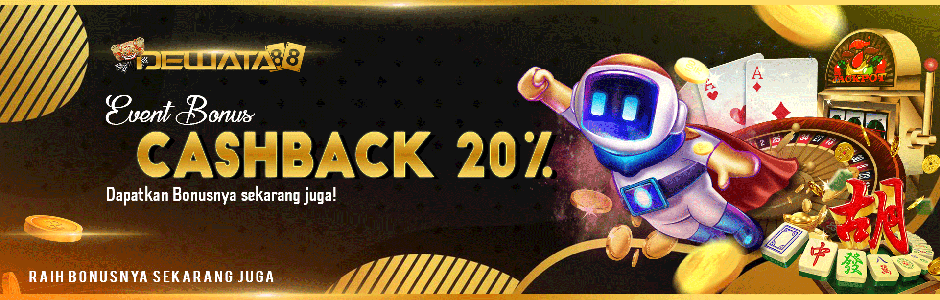 EVENT BONUS CASHBACK 20%